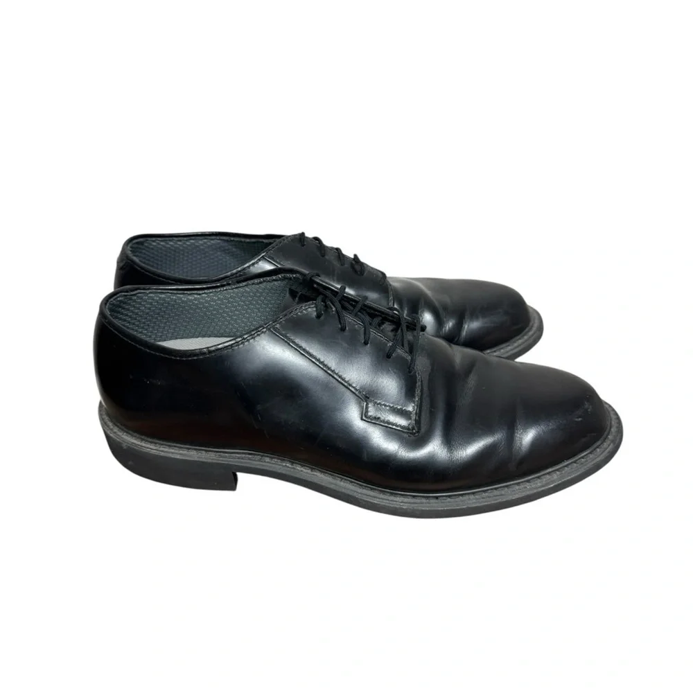 Bates Men's Black Leather Oxford Dress Shoes 10.5 D
